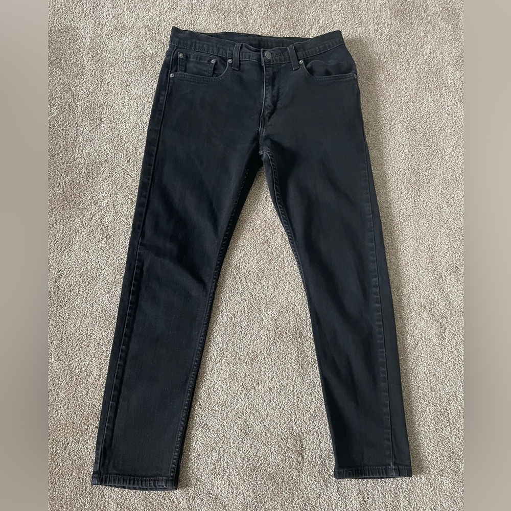 Levi’s Men’s 512 Slim Taper Fit Black Jeans 32x30